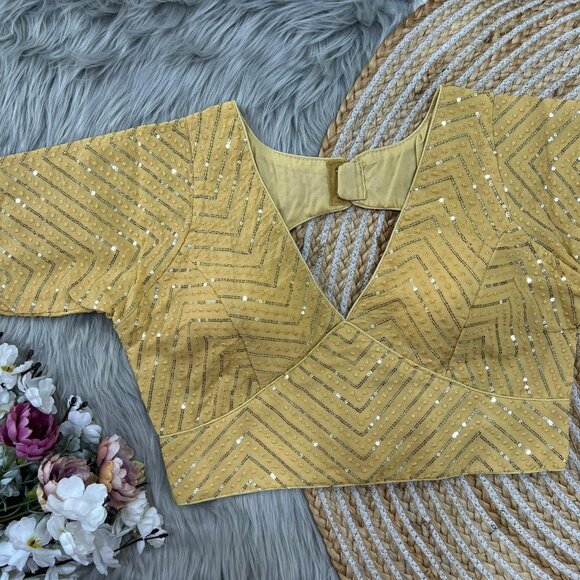 Fancy Partywear Blouse - Picture 3 of 13